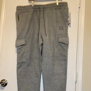 Akademiks Men grey multi pocket sweat pants NWT